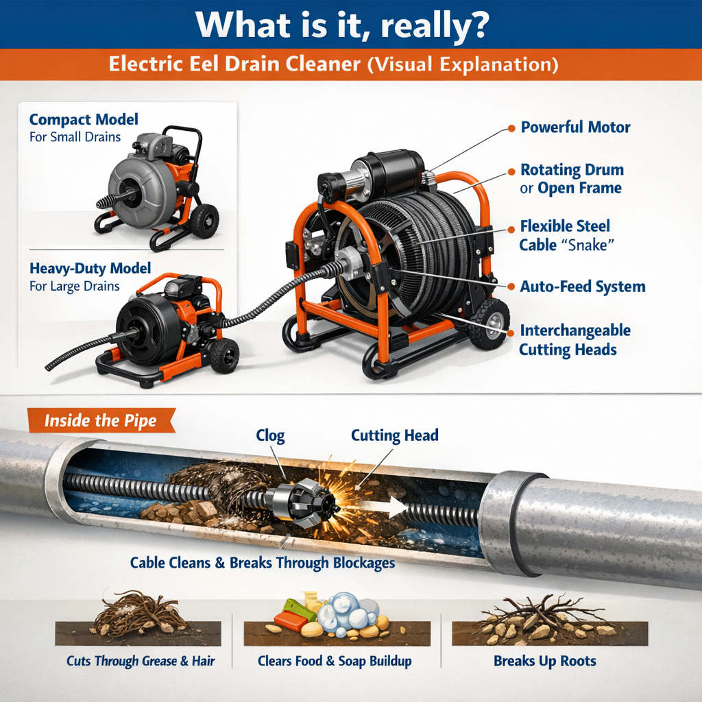 What is Electric eel drain cleaner