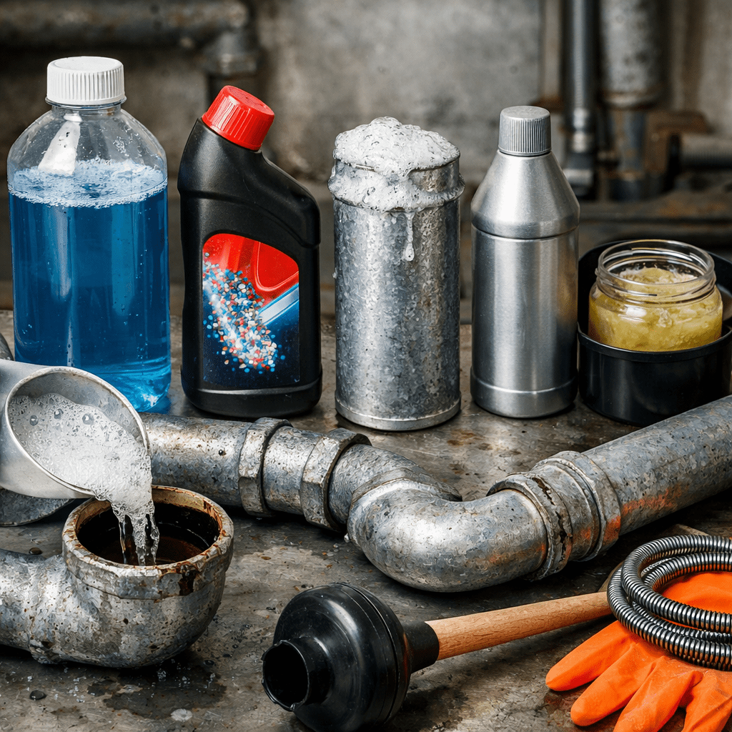 best drain cleaner for galvanized pipe