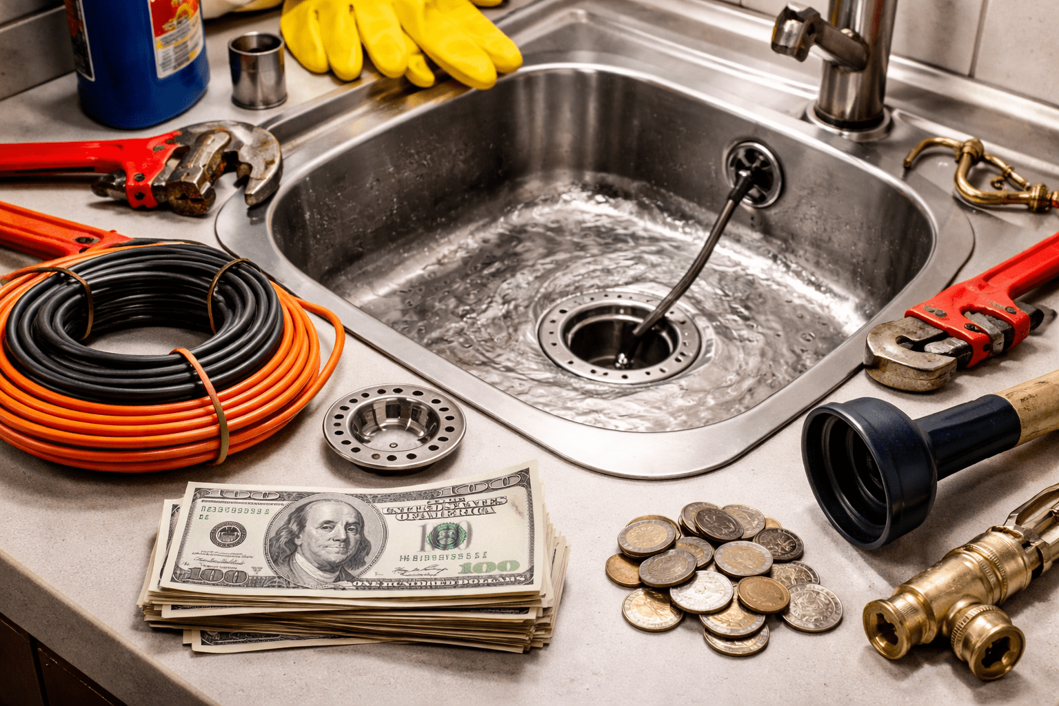 how much is a drain cleaning service